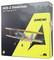 Box packaging for an AMEWI N2S-2 Stearman scale 6G/3D model airplane, showing a biplane flying in front of a large yellow A logo.