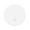 White circular button with a small dotted house icon near the bottom center.