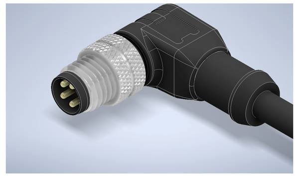 W & P Products 94460 Sensor/actuator connector (pre-fab) M8 Plug, right angle 500 cm No. of pins (RJ): 3 1 pc(s)