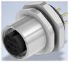 W & P Products 94533 Sensor/actuator recess-mount plug M12 Socket, horizontal mount No. of pins (RJ): 8 1 pc(s) Piece
