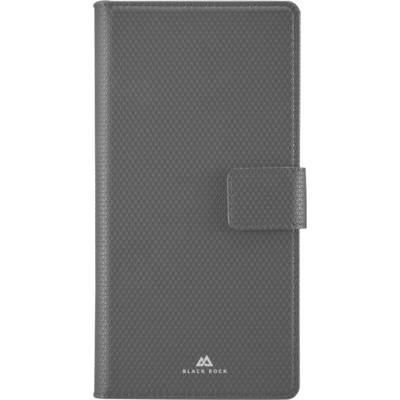 Gray textured Black Rock phone case with magnetic flap closure and visible logo at the bottom.