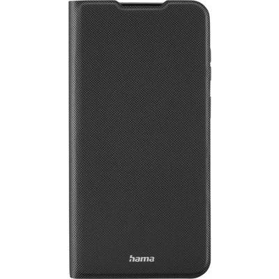 Black textured Hama smartphone case or wallet cover with rounded corners and front flap.