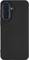 Black smartphone case with raised triple-camera cutout for a phone's rear cameras and flash<br>