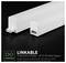 White Linkable T5 batten light fittings shown connected together, with text stating 'LINKABLE' and 'up to 100 Watts Together'.