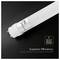 Promotional image of a V-TAC LED tube light on a dark background, with the text 'Save up to 80% energy' and 'Superior Efficiency' for residential, commercial and industrial lighting.