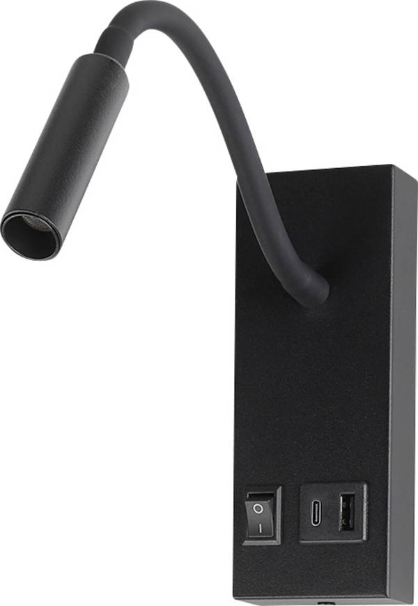 V-TAC VT-88064 241516 Wall mount beside lamp Built-in LED EEC: G (A - G) 3 W LED (monochrome) Black