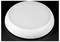 Round white ceiling or wall light fixture with a flat frosted diffuser on a black background.