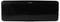 Black rectangular hard case with rounded corners and a central latch, shown closed against a white background.
