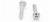 Two silver Phillips-head screws on a white background, shown side by side.