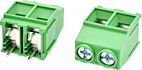 euroclamp MV102-10,16-V Print terminal Number of pins 2 Green 1 pc(s)