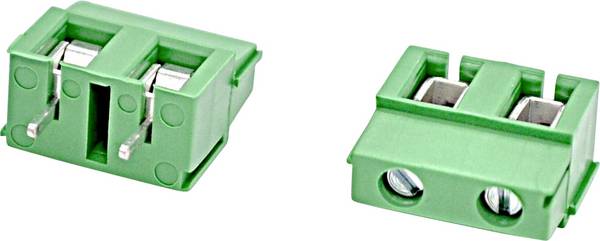 euroclamp MVE172-7,5-V Print terminal Number of pins 2 Green 1 pc(s)