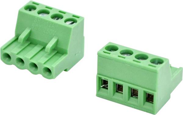 euroclamp SH04-5,08 Cable clip Total number of pins 4 1 pc(s)