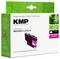 Package of KMP premium quality inkjet cartridge, compatible with Brother LC-427XL M, magenta, with cartridge image and eco claims.