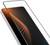 Stylized smartphone with a glowing orange abstract wave on the screen, shown at an angle on a white background.