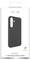 PURO ICON case for Samsung Galaxy S26+, shown on white packaging with a black phone case and 'Plastic Free Packaging' leaf icon.