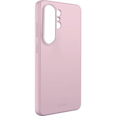 Pink smartphone case with a large vertical camera cutout and three smaller lens openings near the top.
