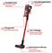 Cordless 2-in-1 vacuum cleaner with upright and handheld vacuum, HEPA dust container, 3 suction modes, motorised brush and LED lights.