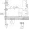 Electrical motor control wiring diagram showing a 3-phase motor, contactors, transformer, overload protection, and 2-wire/3-wire control circuits.
