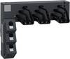 Schneider Electric GV2G3LA Three-phase busbar system, 63A, 3 outgoing points, left feed, 45mm distance Three-phase busbar system Black 1 pc(s)