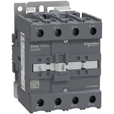 Schneider Electric Easy TeSys Control contactor, a gray electrical switching device with labeled line and load terminals.<br>