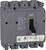 Gray Schneider Electric EasyPact circuit breaker with green 'OFF' switch and labels showing 250A, 4P3D, and model CVS250N.
