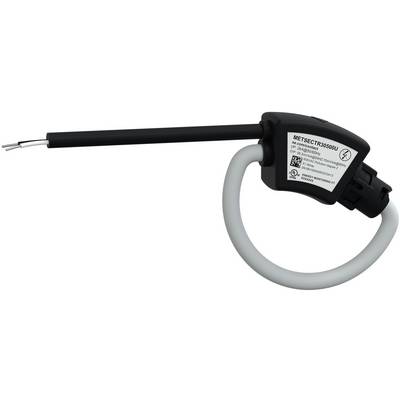 Black power cable with a gray ring handle and attached labeled connector, shown on a white background.