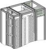 Schneider Electric NSYHPF2B3M4 Panel set SFM horizontal bus bar barrier 3M - Form 2b - B400 mm Busbar barrier Steel Grey 1 pc(s)
