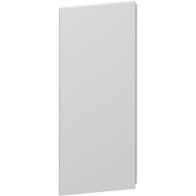 Closed light gray blank book or notebook cover, standing upright against a white background.