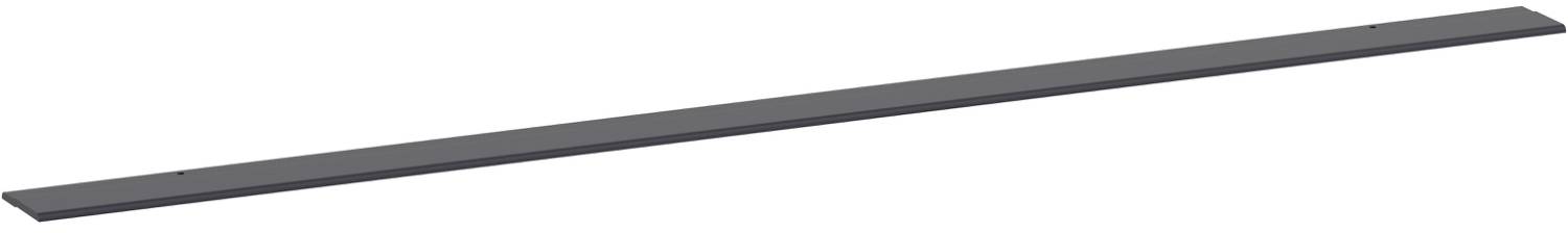 A long, thin dark gray strip or bar shown diagonally on a white background.