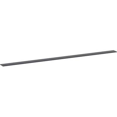 A long, thin dark gray strip or bar shown diagonally on a white background.