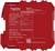 Red Schneider Electric Modicon relay output expansion module labeled XPSMCMER0008G with electrical specs and safety ratings printed on the front.