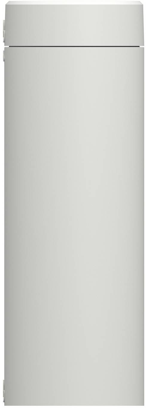 A plain white cylindrical container or bottle with a flat cap, shown front-facing on a white background.