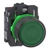 Schneider Electric XB5AW33B55 Light push button, harmony XB5, plastic, 22mm, green, unlabeled, LED, smooth dome, 1S+1Ö, 24V ACDC, Push-in Illuminated push buttons 1 pc(s)