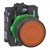 Schneider Electric XB5AW35B55 Light push button, Harmony XB5, plastic, 22mm, orange, unlabeled, LED, smooth dome, 1S+1Ö, 24V ACDC, Push-in Illuminated push buttons 1 pc(s)