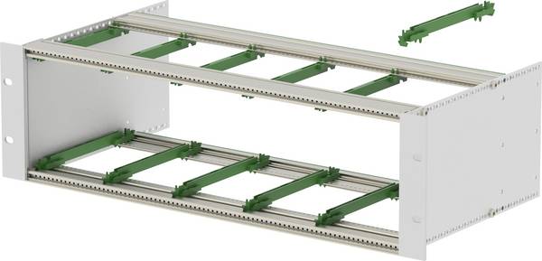 TRU COMPONENTS BGT/X 24380.PI-BN_SET 19" rack 482.6 x 241.2 x 132.5  Aluminium Aluminium (natural) 1 pc(s)
