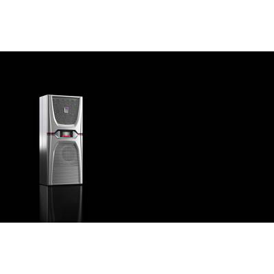 Silver server tower or computer cabinet standing on a black background, shown in three-quarter view.