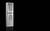A tall silver air conditioner or air purifier with front vents and a small control panel, shown against a black background.<br>