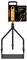 Fiskars OneClick Cultivator garden tool with orange handle and black three-pronged head, shown in packaging with 'Click Switch' feature callout.