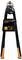 Fiskars Pro bolt cutter, 61 cm (24 in), black and orange, shown as packaged product with price label.