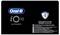 Oral-B iO 10 Ultimate logo on a black background with a '#1' shield and text claiming 'Most used brand by Dentists worldwide.'<br>