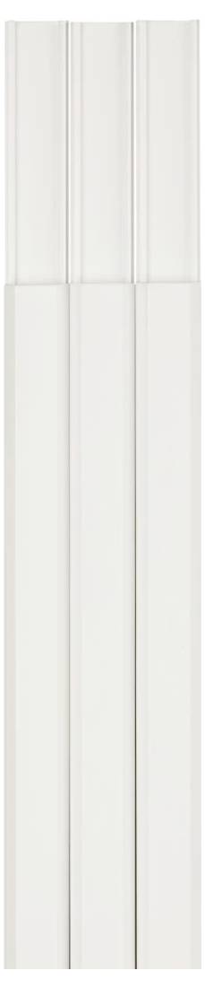 White paneled door with vertical grooves, shown front on against a plain background.