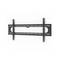 Black adjustable TV wall mount bracket with two vertical rails on a white background.<br>