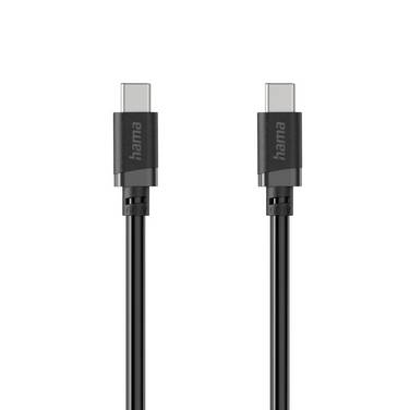 Hama USB charging cable USB 2.0 USB-C® plug 0.5 m Black 00201819