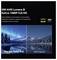 Promotional graphic for Wanbo ToGo Pro projector: '500 ANSI Lumens & Native 1080P Full HD,' with text about 4K streaming and a side-by-side night landscape comparison showing brighter, clearer image than another projector.