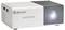 White Denver projector with lens on the right, shown from the front-left side on a white background.