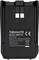 Black Albrecht DBP100 Li-ion battery pack with + and - terminals, labeled 3.7V, 1500 mAh, 5.55 Wh.