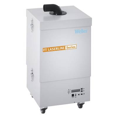 White Weller FT LASERLINE Series industrial unit on casters with top exhaust vent and front control panel<br>