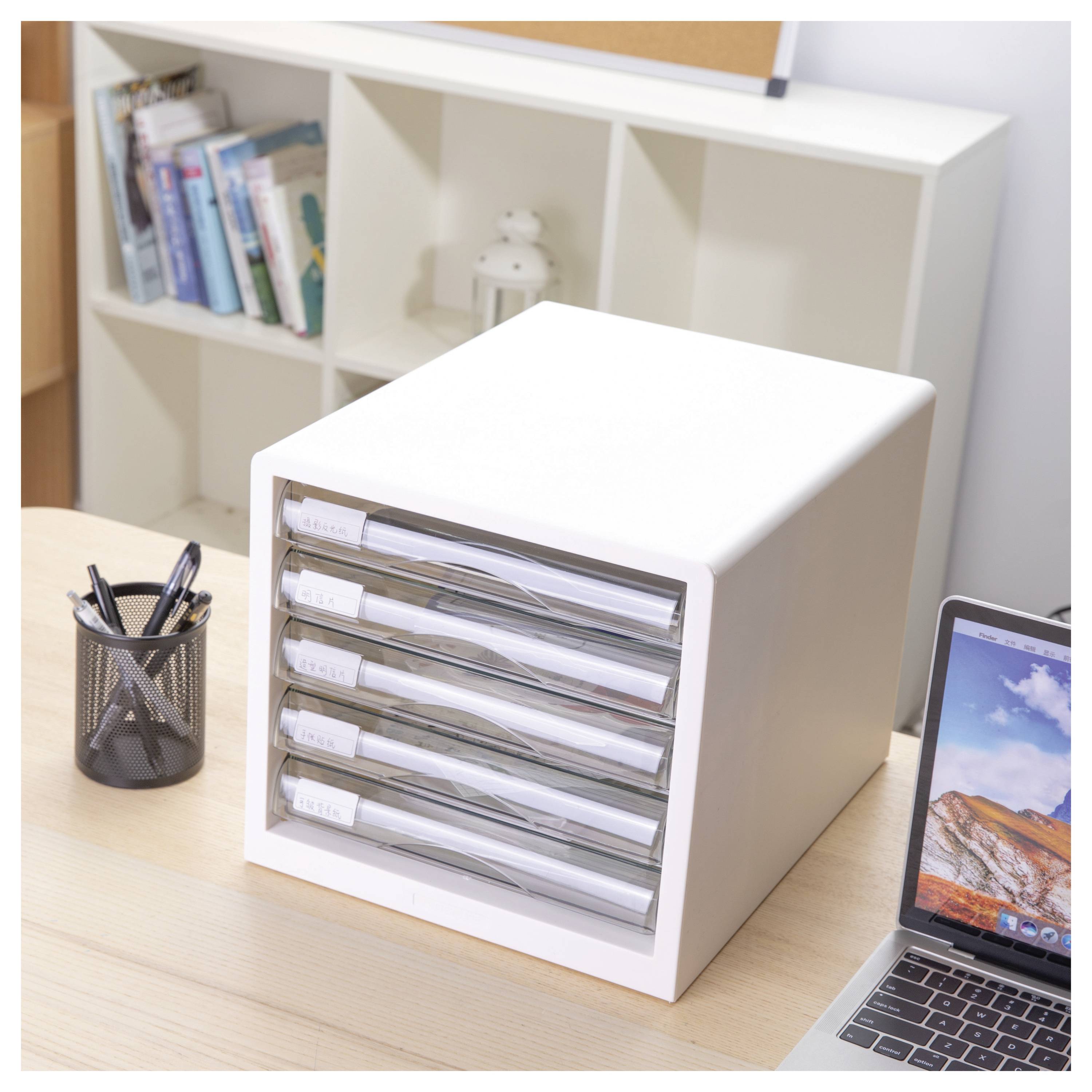 DELI D360202 Desk drawer box A4 No. of drawers: 5-8