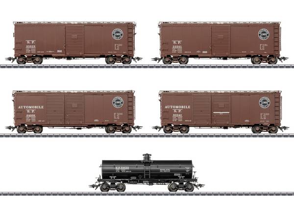 Märklin 045667 Freight wagon AC H0 US goods wagon set "Southern Pacific" - 5 parts
