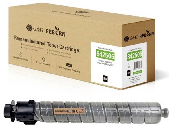 G&G Toner replaced Ricoh 842506 Compatible Black 40000 Sides GR-R842506